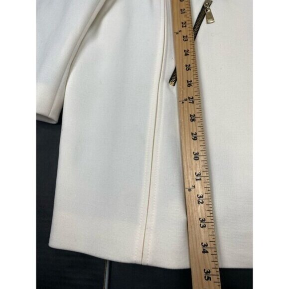 Tahari Arthur S. Levine Women's Size 18 W Ivory Long Blazer with Pockets - Picture 7 of 11